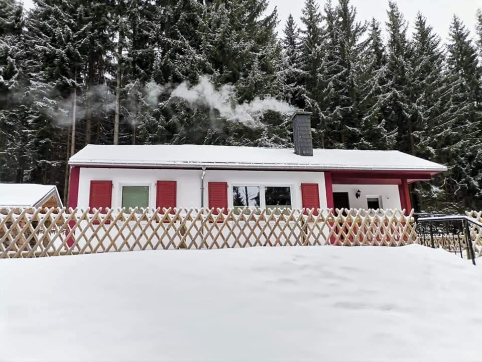 Erzgebirgsidyll Breitenbrunn - Waldhaus Neuer Anbau Kültér fotó