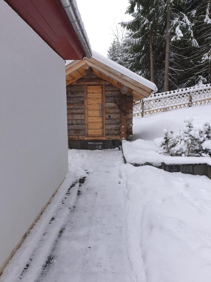 Erzgebirgsidyll Breitenbrunn - Waldhaus Neuer Anbau Kültér fotó